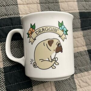 Unique Dragging Butt Pug Mug